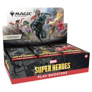 Super Heroes Play Booster Display